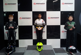 Racing Perfection Kart Academy Eastleigh Cadet Final Podium - Round 1
